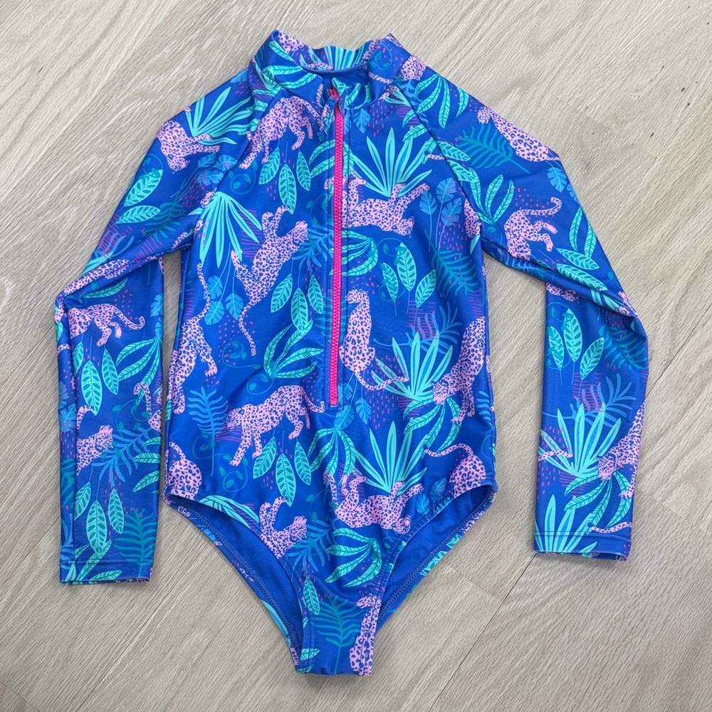 Kids Swim Long Sleeve Rash Guard, S
